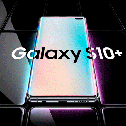 Samsung Galaxy S10+ animated launch visual